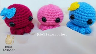 مادليةكروشيه شكل اخطبوط.how to crochet octopus. como fazer crochê de polvo bebê