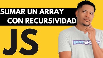Sumando todos los elementos de un ARRAY con RECURSIVIDAD en JavaScript 😱