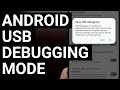 Enabling USB Debugging Mode on Android in 2023