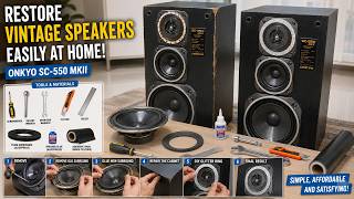 How to Repair Vintage Speakers Easily at Home Complete DIY Guide