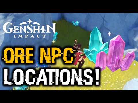 8 NPCs That Gives Crystal Ore Locations! | Genshin Impact
