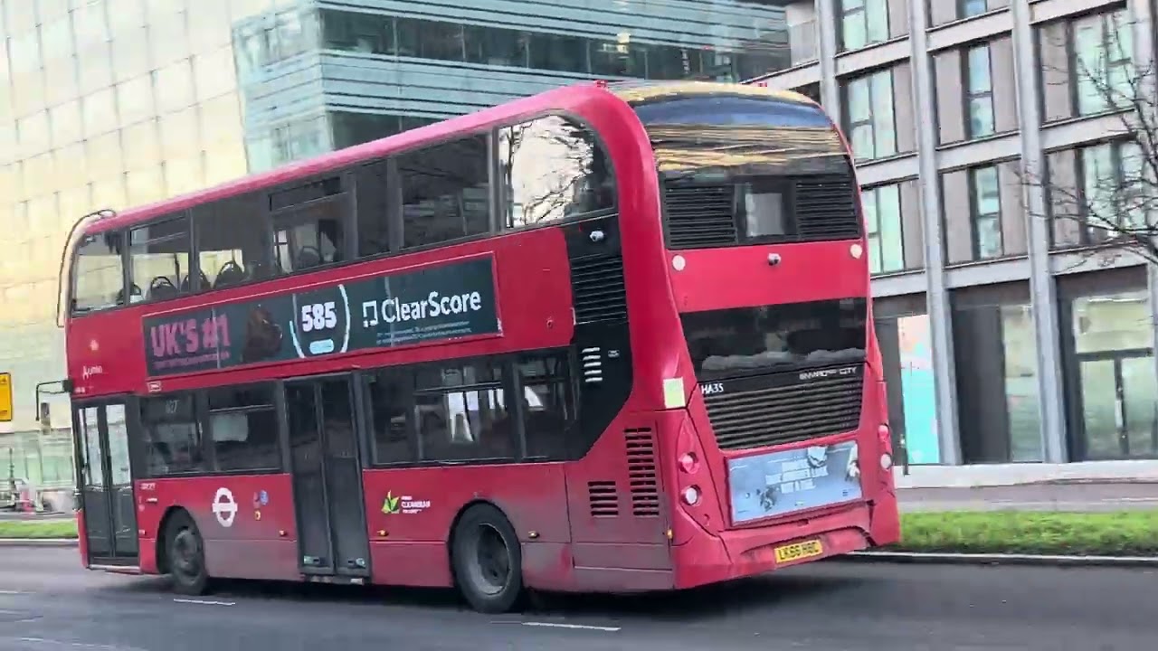 ADL Enviro400H City Arriva London HA35 LK66HBC Not in Service ￼