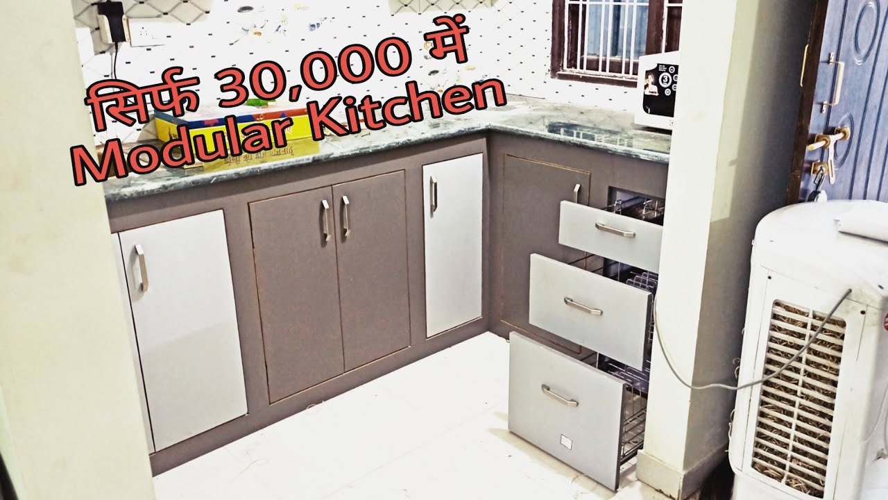 Semi Modular Kitchen Modular Kitchen YouTube