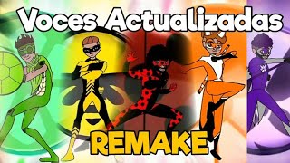 REMAKE 1 de Voces Actualizadas en las transforciones (ahora sí suenan felices☺️) Miraculous Ladybug