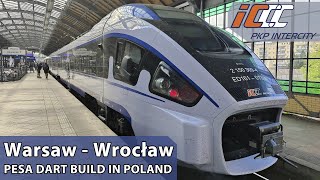 Warsaw to Wrocław on the Polish built Pesa Dart