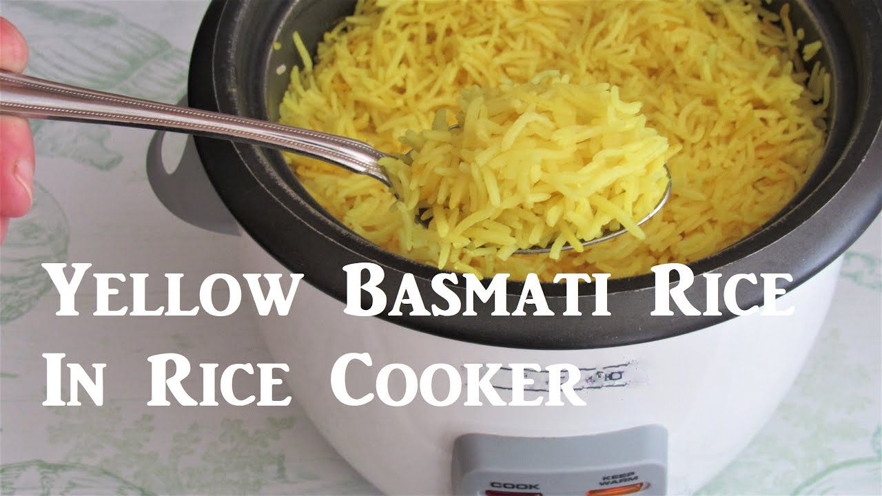 How to Cook Basmati Yellow Rice / Rice Cooker Recipes/#Recipe457CFF 