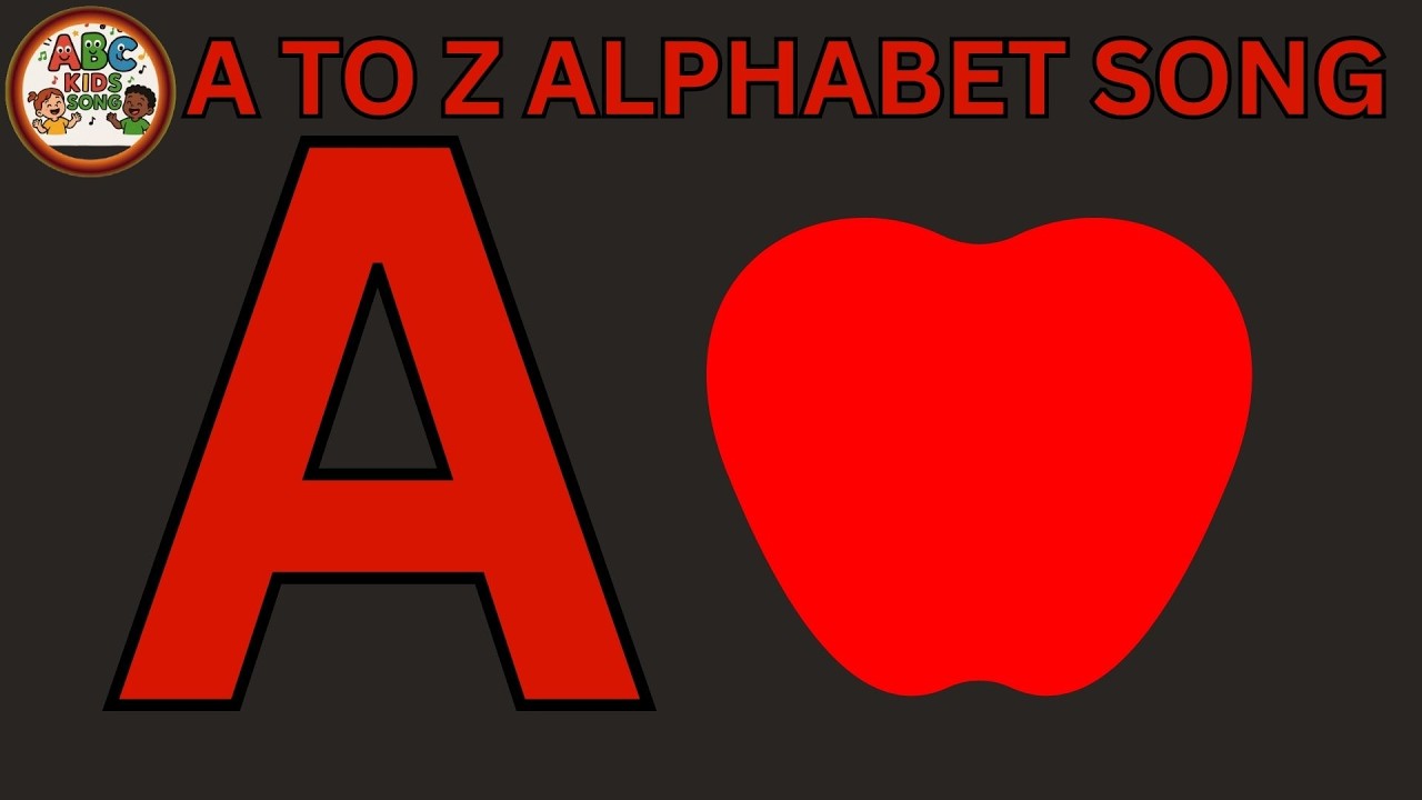 A for Apple B for Ball Kids Learning Phonics ABC Alphabet Song for ...