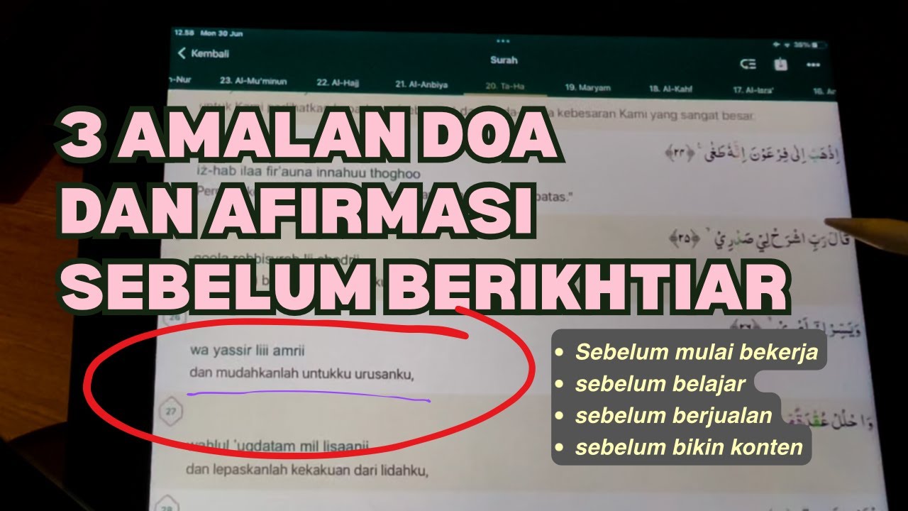 AKU SIAP MENERIMA KEBERLIMPAHAN DARI ALLAH