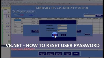 VB NET - RESET PASSWORD AFTER  LOGIN SYSTEM WITH DATABASE