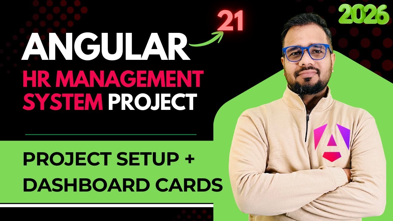 #1 - HR Management System Project | Angular 21 Setup & Dashboard - YouTube