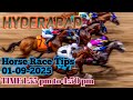 HYDERABAD RACE TIPS 01-09-2025 || TIPS WITH ANALYSIS || FREE HORSE RACE TIPS || #hyderabadracetips