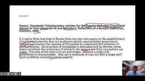 How to approach Point of View (POV) in a DBQ