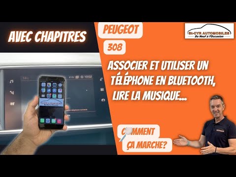 Peugeot 308 NV,  Associer son téléphone en Bluetooth
