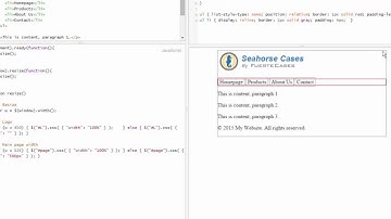 Responsive Web Design Tutorial with jQuery & JavaScript (Beginner Example) #ResponsiveDesign