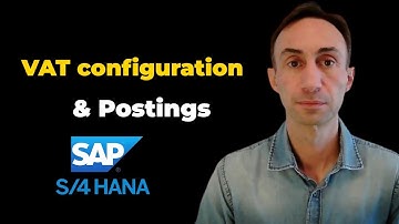 VAT tax configuration with Postings: SAP S/4 HANA