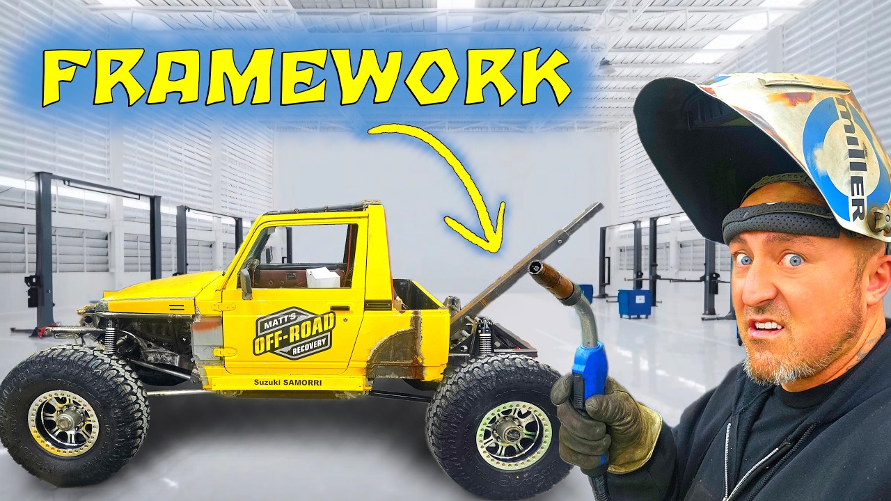 Каркас для самого маленького в мире внедорожного эвакуатора готов!