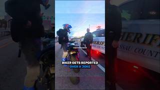 Biker Gets Reported Over A Joke