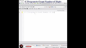 C Program to Count Number of Digits in a Number | Prof.Antony Vijay #shorts