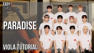 SUPER EASY: How to play Paradise  by Treasure on Viola (Tutorial)