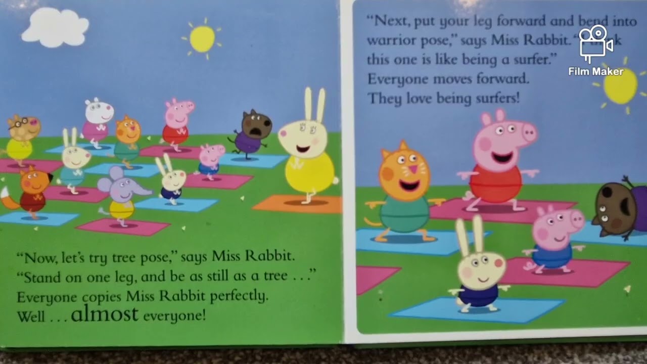 Peppa pig Peppa loves yoga 