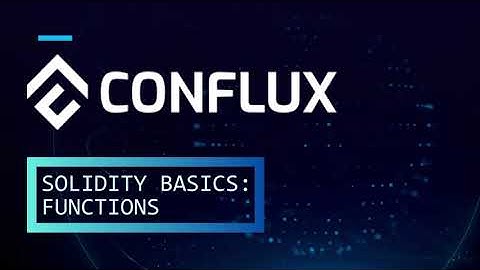 Solidity Basics: Functions | Introduction to Smart Contracts Development