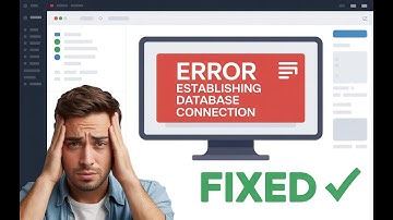 How to Fix “Error Establishing a Database Connection” in WordPress | 100% Working Solution
