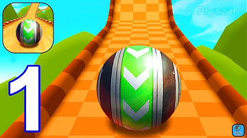 Racing Ball Master 3D - Gameplay Walkthrough Part 1 Tutorial Levels 1-8 (iOS,Android)