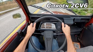 Driving The Citroën 2CV  29 Horsepower of Pure French Fun! (POV Binaural Audio)