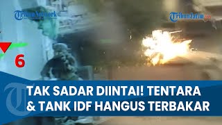 GAGAL TEMBUS GARIS DEPAN RAFAH! Tank & Pasukan IDF Hangus usai Dihantam Bola Api Al Qassam