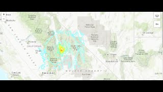 A 5.8 magnitude earthquake just struck near lone pine. some people
right here in las vegas say they felt the quake.