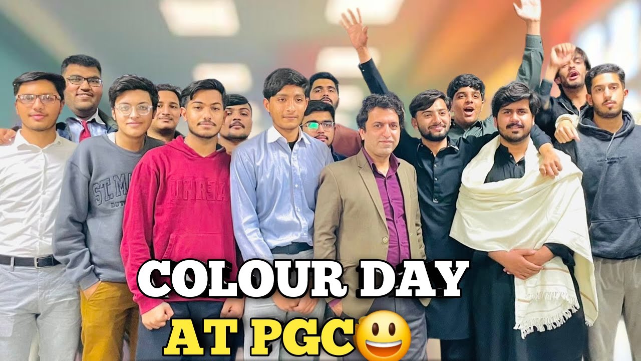Colour Day At Punjab college 😃 | Full Masti Sa Bhara Din 😁 @genz-vlogs-au