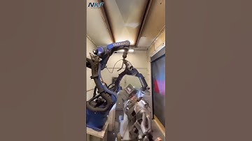 Yaskawa welding robot is equipped with our single axis positioner for automated welding