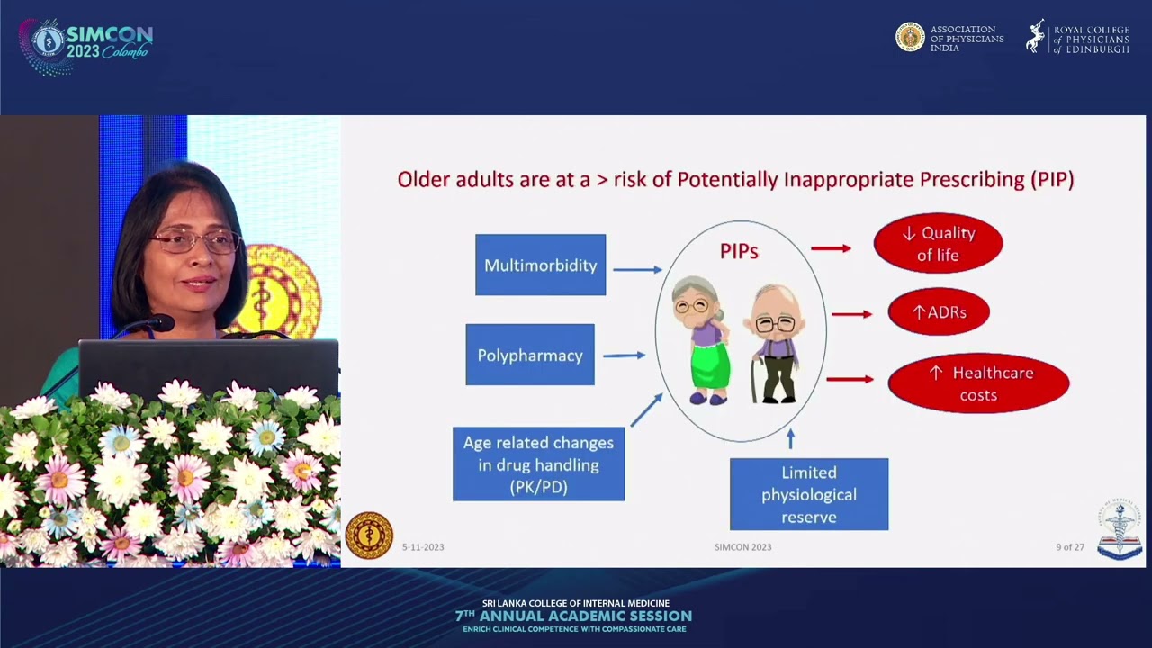 Deprescribing in Older Adults | Geriatric Pharmacotherapy [SIMCON 2023]