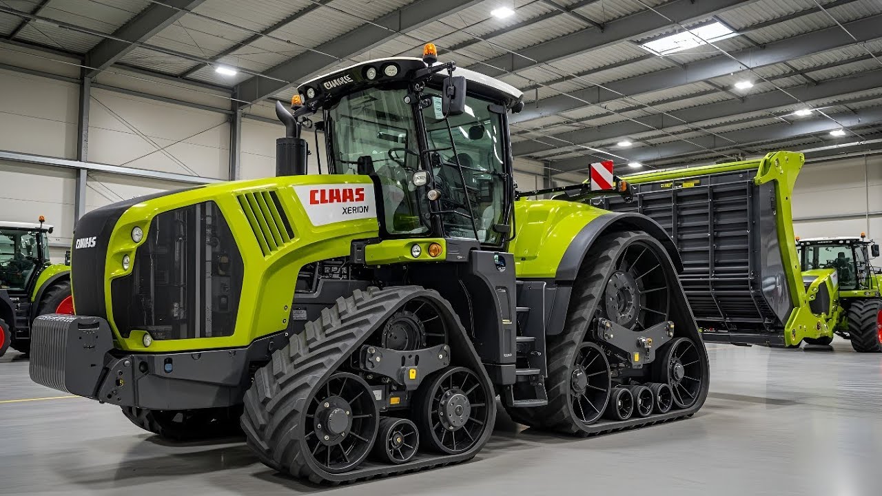 Трактор Claas Xerion 12 Series 2026 года выпуска потрясает мир сельского хозяйства – это трактор ...