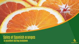 Sales of Spanish oranges is excellent during lockdown