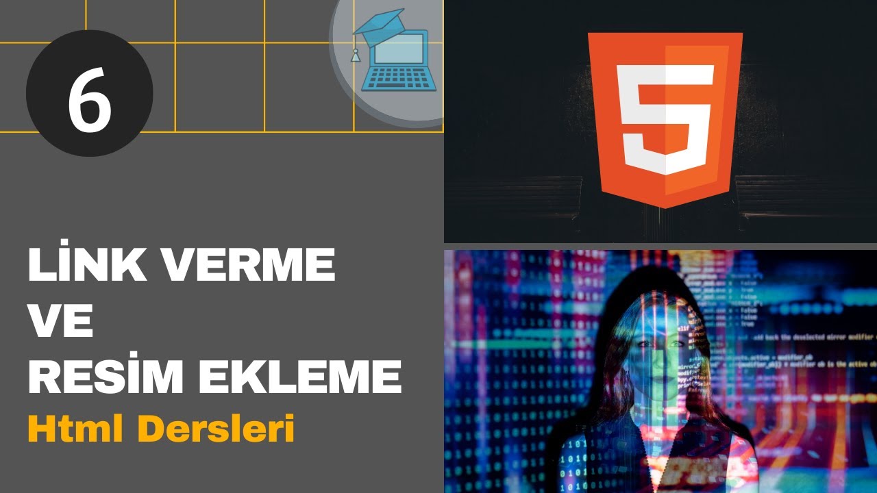 6.Ders- Link Verme, Yönlendirme Ve Resim Ekleme | HTML Kursu (HTML