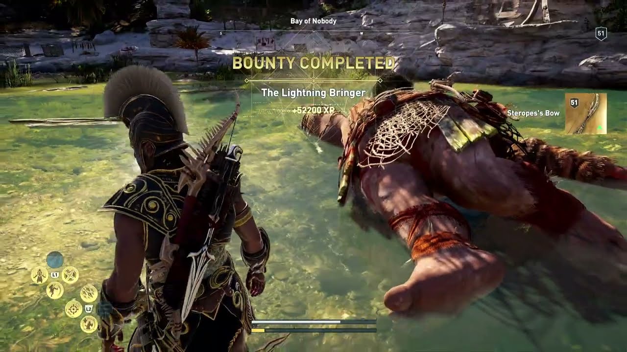 ⚡ Epic Battle with Steropes the Lightning Bringer | AC Odyssey Boss Fight | Bay of Nobody