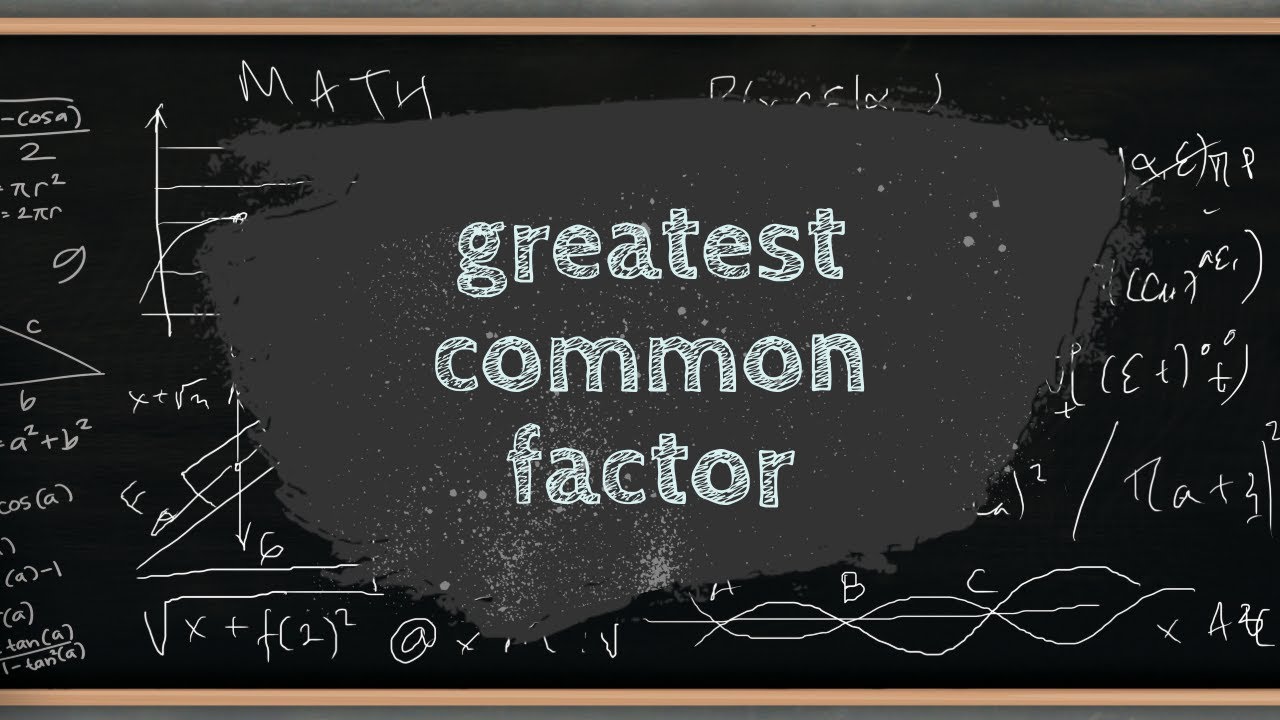 college prep math | lesson 5-1 | factoring the gcf - YouTube