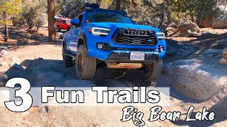 3 Fun Trails in Big Bear  Holcomb Creek Road | Harvey Mine | The Squeeze #offroading