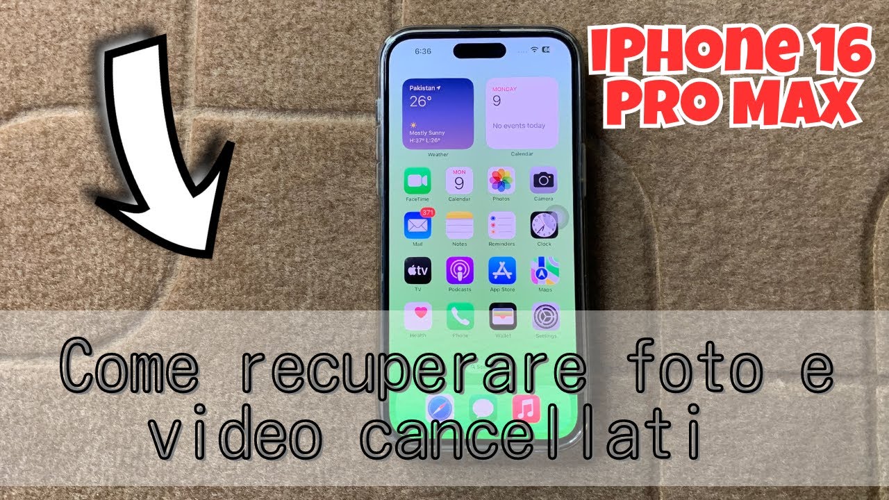 Come Recuperare I Video Cancellati Su Iphone Come recuperare foto e video cancellati su iPhone 16 Pro Max - YouTube