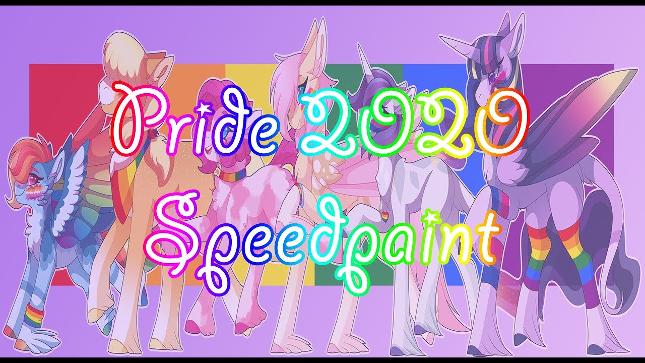 [Pride 2020] Mane 6 Speedpaint