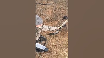 Buck at 5 yards #deerhunting