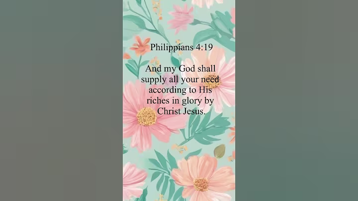 Bible Verse - Philippians(4:19) NKJV, #Jesus #love #Bibleverse,#faith,#peace