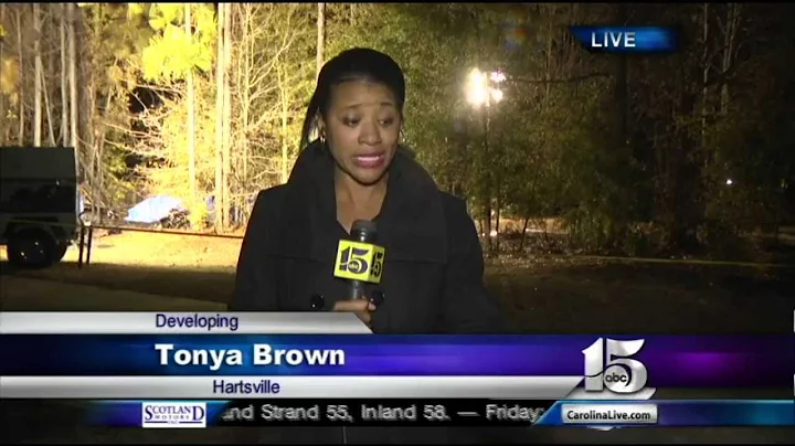 Tonya Brown's live report from the scene of a smal...