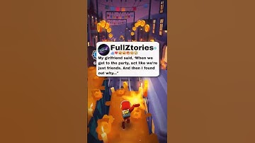 My girlfriend said, When we get to the party, act like we’re just friends…