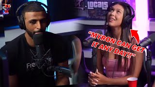 Girl On Fresh And Fit Has Hearts For Myron!! || “Maybe I Will F**K Myron” || Fresh and Fit screenshot 2