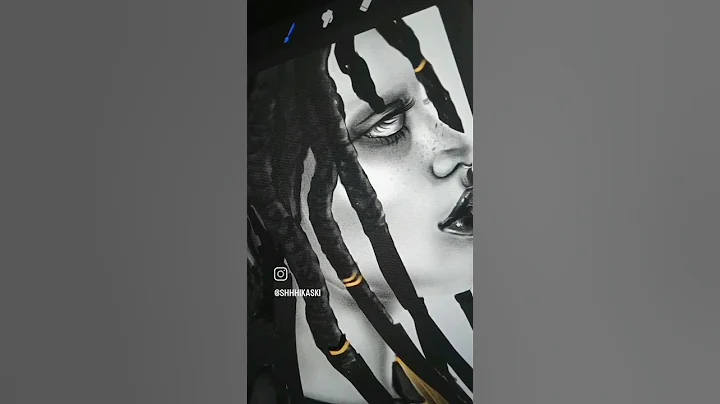 Mess! Completely unfinished, give her time 🫀✨ #digitalartist #procreate #scketch #art #portrait