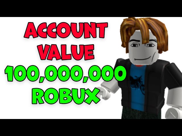 Bundles] Account Value - Roblox