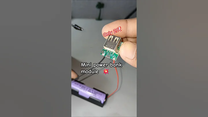 Mini power bank module 😮