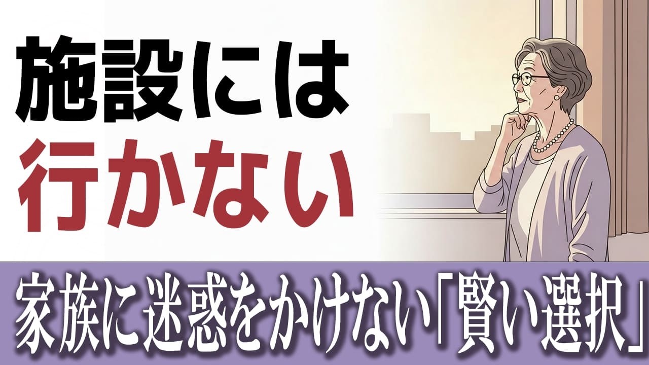 賢い女性ほど介護施設に行かない。後悔しない最高の老後を手に入れるための「賢い人の選択」【60歳からの知恵袋】